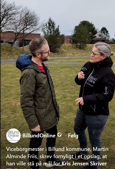 Martin står på mål for Kris